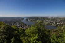 Blick vom Drachenfels ins Rheintal